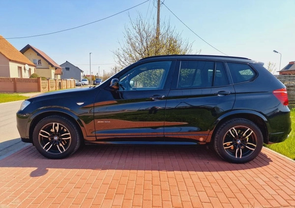 BMW X3 cena 83000 przebieg: 184000, rok produkcji 2012 z Ustrzyki Dolne małe 562